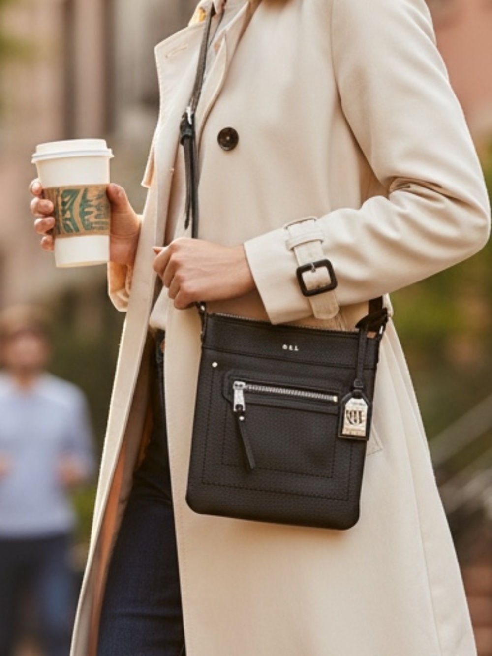 Ralph Lauren Leather Huet Cross-Body